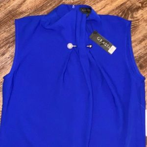 New Gracia Sleeveless Blouse (Blue)